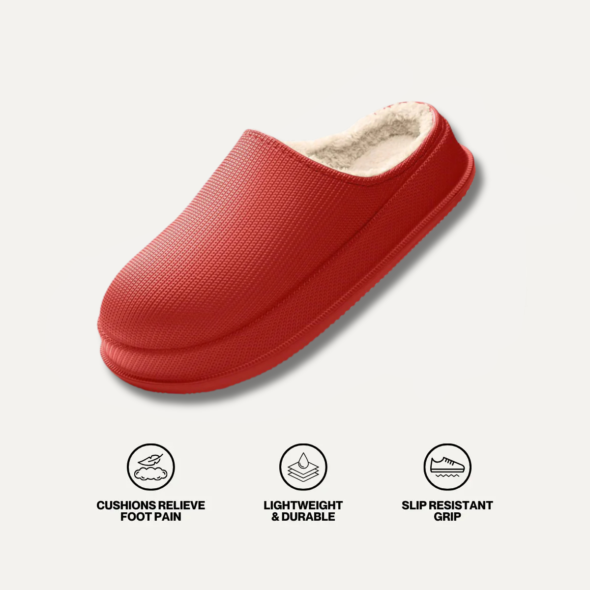 Morlego Plush - Healthy & Non-Slip Comfort Slippers